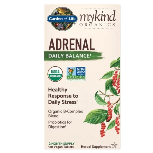Mykind Organics Adrenal Daily Balance - 120 vegan tabs