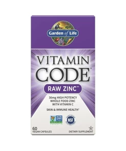 Vitamin Code Raw Zinc - 60 vegan caps