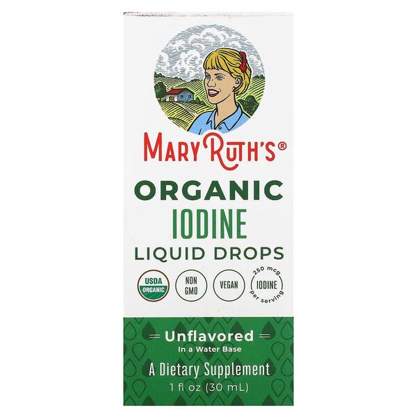 Organic Iodine Liquid Drops - 30 ml.