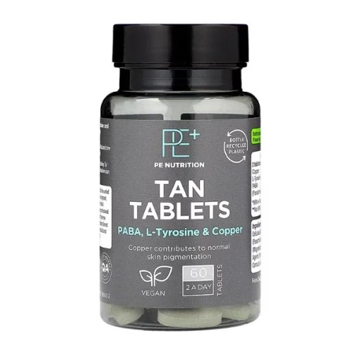 PE Nutrition Tan Tablets - 60 vegan tablets