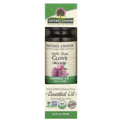 100% Pure Clove Organic Essential Oil - 15 ml.
