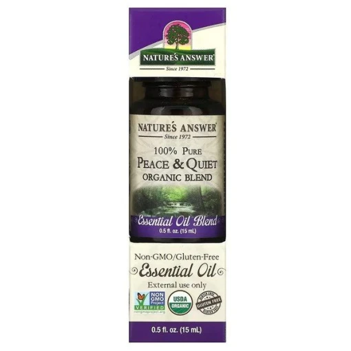 100% Pure Peace & Quite Organic Blend Essential Oil - 15 ml.