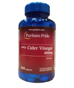 Puritan's Pride - Appelazijn, 480 mg - 200 tabletten