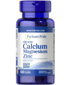 Puritan's Pride - Calcium, Magnesium en Zink - 100 tabletten