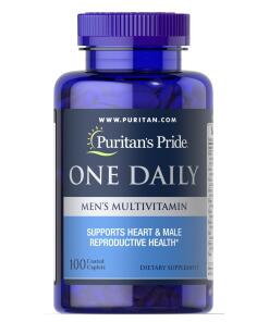 Puritan's Pride - Dagelijkse Multivitamine voor Mannen - 100 Tabletten