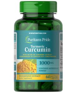 Puritan's Pride - Kurkuma Curcumine, 1000 mg - 60 capsules