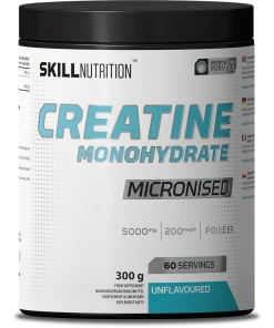Skill Nutrition - Micronized Creatine Monohydraat, Smaakloos - 300 g