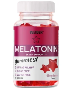 Weider - Melatonine, Aardbeiensmaak - 60 gummies