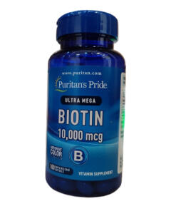 Puritan's Pride - Biotine, 10.000 mcg - 100 Zachte Gelatinecapsules
