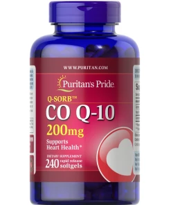 Puritan's Pride - CoQ10, 200 mg - 240 zachte gelatinecapsules