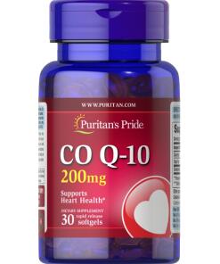 Puritan's Pride - CoQ10, 200 mg - 30 Zachte Gels