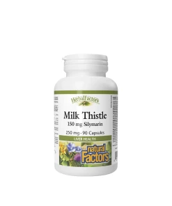 Natural Factors Milk Thistle 250 mg/150 mg Silymarin (90 Capsules)