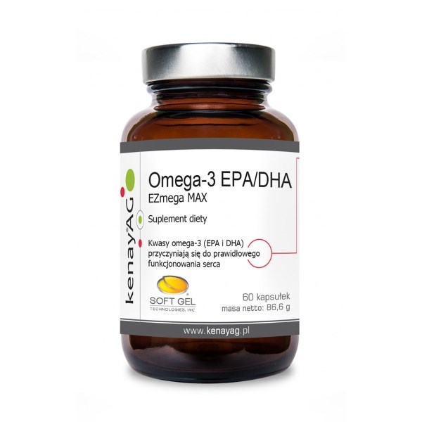 Kenay - KENAY Omega-3 EPA/DHA EZmega MAX (60 capsules)