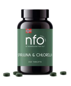 NFO Spirulina & chlorella (260 tabs)
