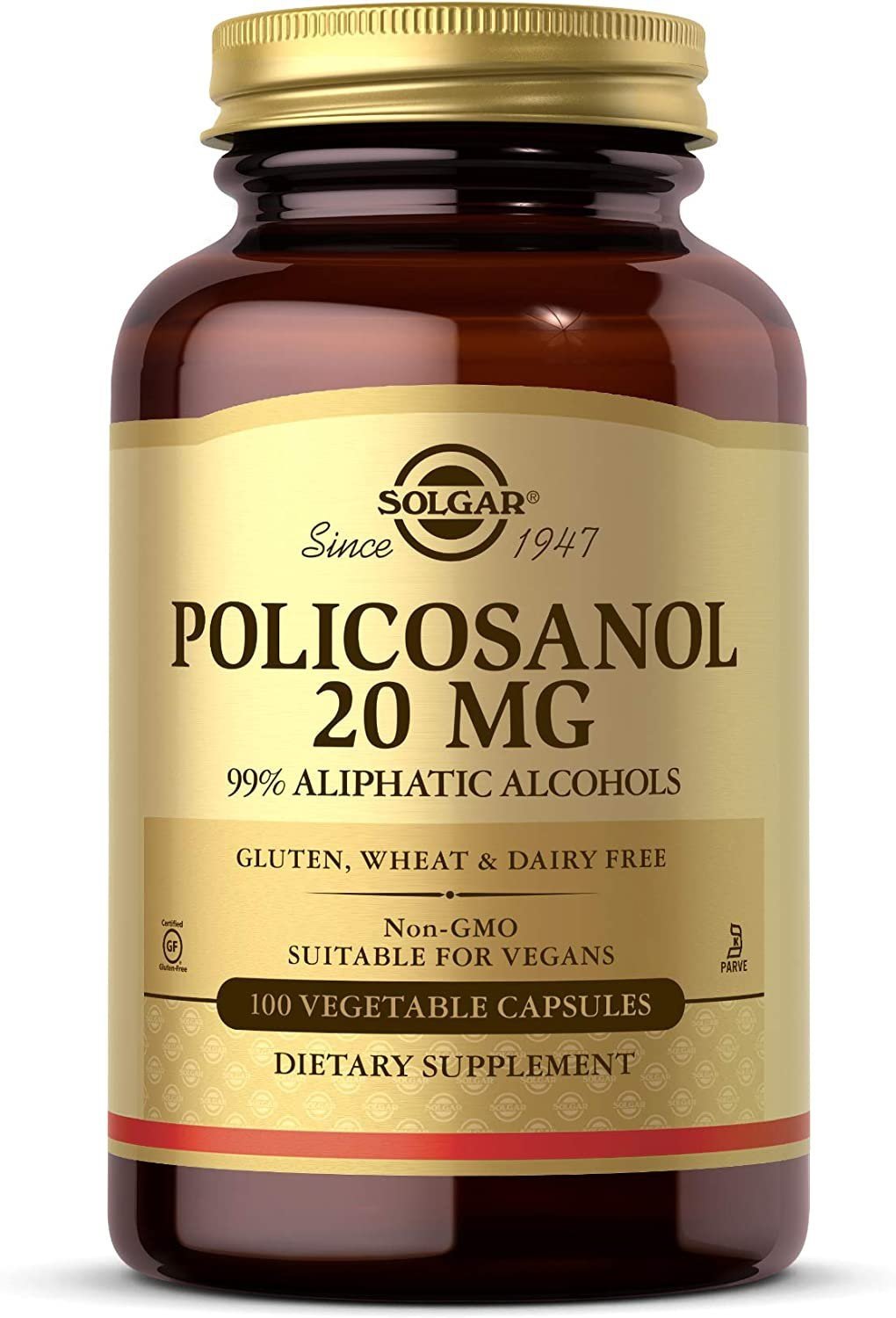 SOLGAR Policosanol 20 mg (100 caps)