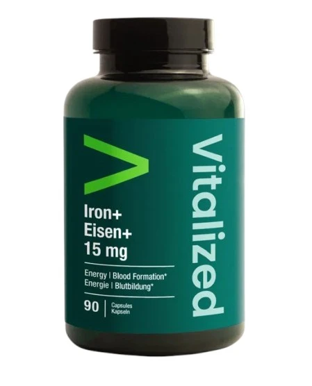 VITALIZED Iron+ (90 caps)
