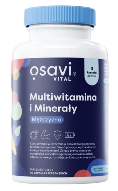 OSAVI Multivitamins and Minerals for Men (90 caps)