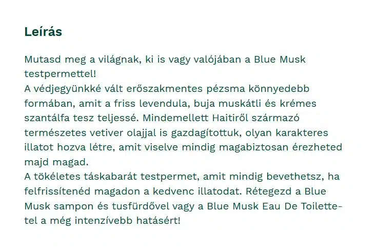 The Body Shop - Blauwe Musk Geur Mist (100 ml) - Afbeelding 2