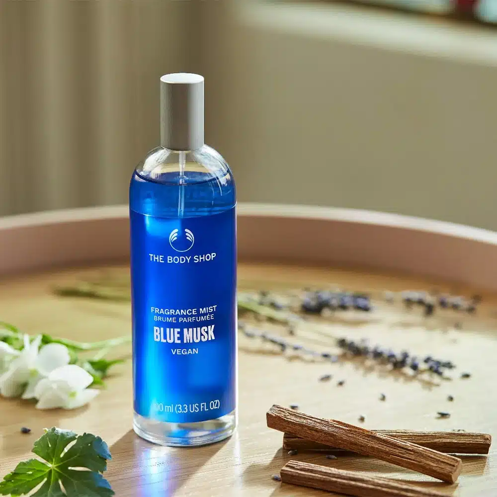 The Body Shop - Blauwe Musk Geur Mist (100 ml) - Afbeelding 3