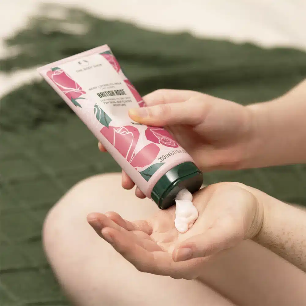 The Body Shop - British Rose Bodylotion (200 ml) - Afbeelding 3