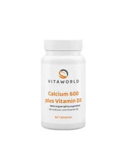 Vitaworld Calcium 600 plus vitamin D3 (60 Tablets)