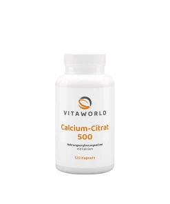 Vitaworld Calcium Citrate 500  (120 Capsules)