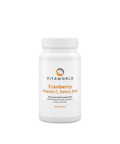 Vitaworld Cranberry Vit C + Selenium + Zinc (60 Capsules)