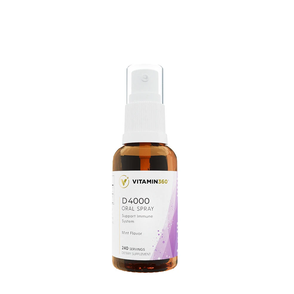 Vitamin360 - Vitamine D4000 IE Orale Spray (30 ml, Mintsmaak) - Afbeelding 3
