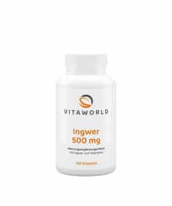 Vitaworld Ginger 500 mg (120 Capsules)