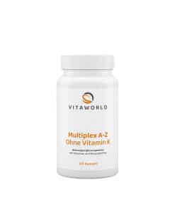 Vitaworld Multiplex A-Z Without Vitamin K (120 Capsules)