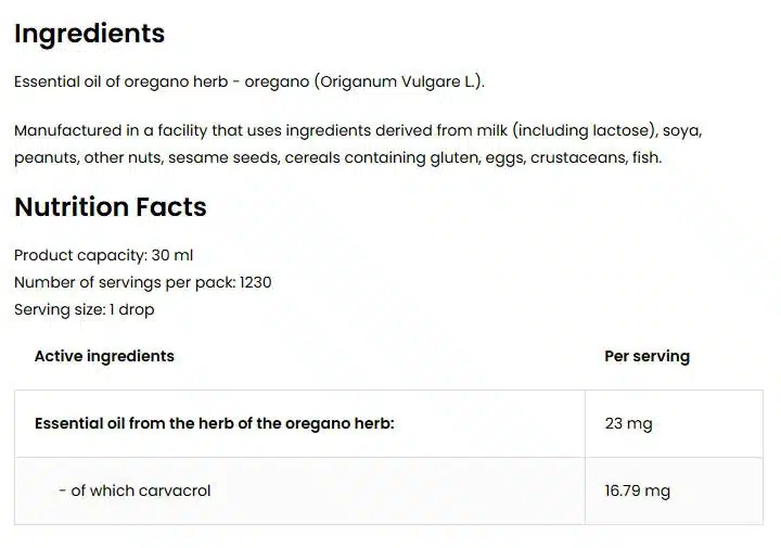 OstroVit - Oregano Essentiële Olie (30 ml) - Afbeelding 2