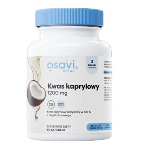 OSAVI Caprylic acid 1200 mg (60 caps)