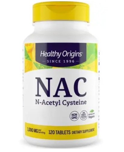 HEALTHY ORIGINS NAC - N-Acetyl Cysteine 500 mg (120 tabs)