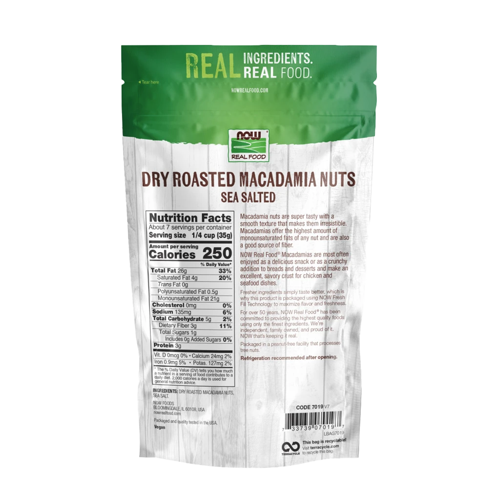 dry roasted and salted