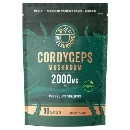WISESHROOMS Cordyceps 2000 mg (90 caps)