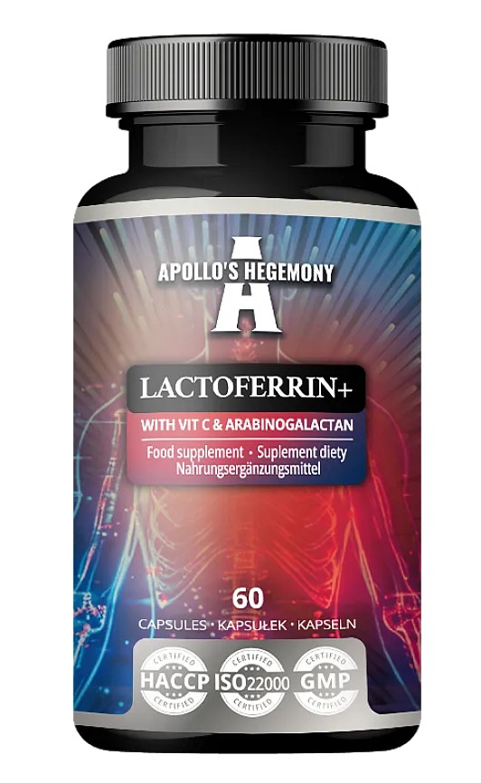 Lactoferrin+ with Vit C & Arabinogalactan - 60 caps