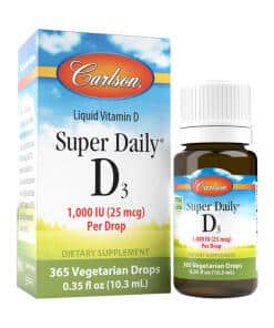 Carlson Labs Super Daily D3 1000IU 10.3ml