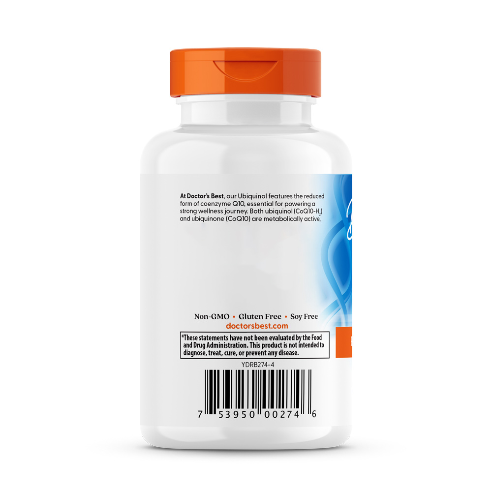 Doctor's Best - Ubiquinol met Kaneka 200 mg, 30 zachte capsules - Afbeelding 3