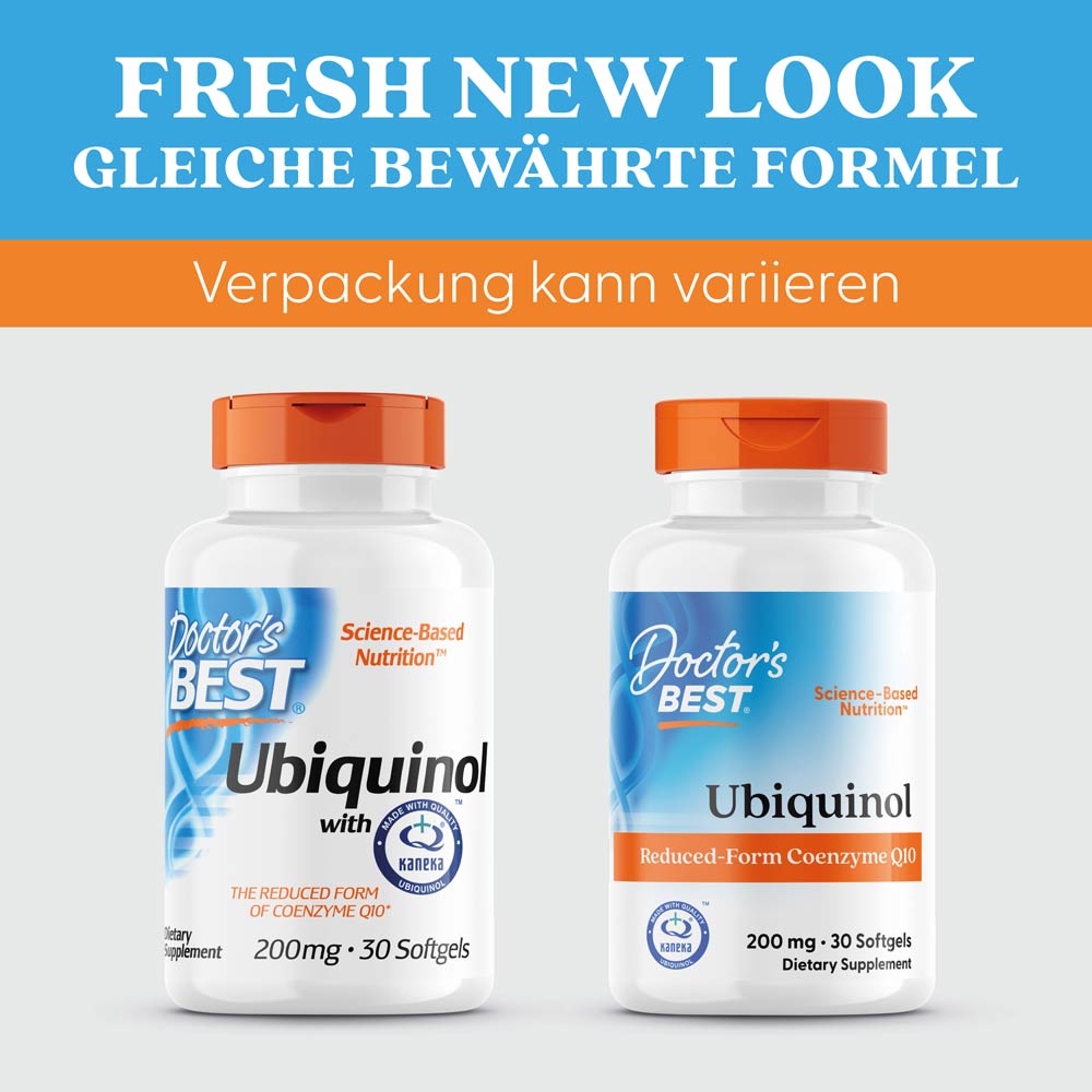 Doctor's Best - Ubiquinol met Kaneka 200 mg, 30 zachte capsules - Afbeelding 5