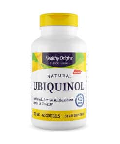 Healthy Origins Natural Ubiquinol 300mg 60 softgels