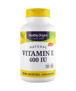 Healthy Origins Natural Vitamin E 400 IU 180 softgels