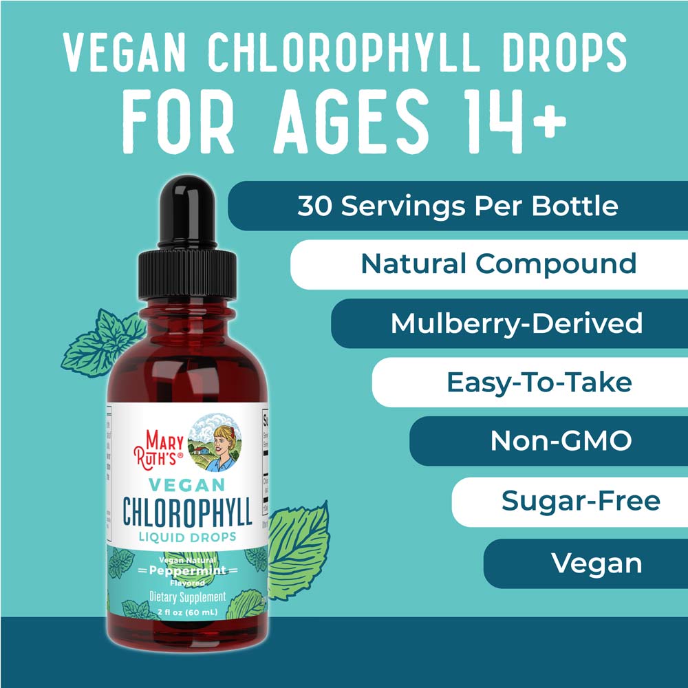 MaryRuth's - Chlorofyldruppels Pepermunt 60 ml - Afbeelding 5