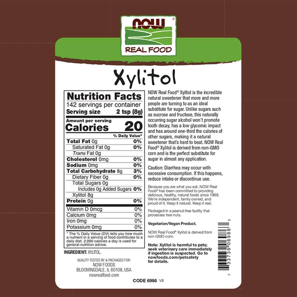NOW Foods - Xylitol 1134g - Afbeelding 3