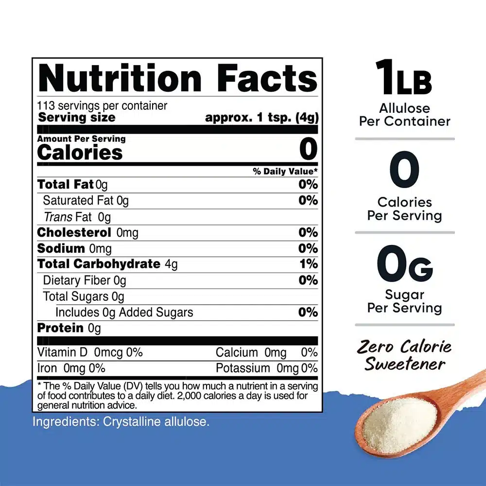 Nutricost - Nutricost Allulose Zoetstofpoeder (454 g) - Afbeelding 5