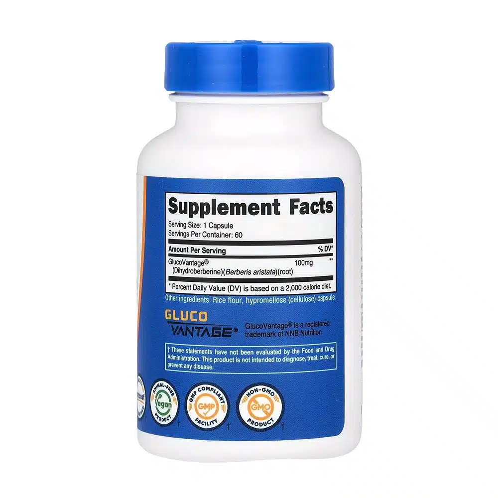 Nutricost - Dihydroberberine 100 mg (60 capsules) - Afbeelding 5