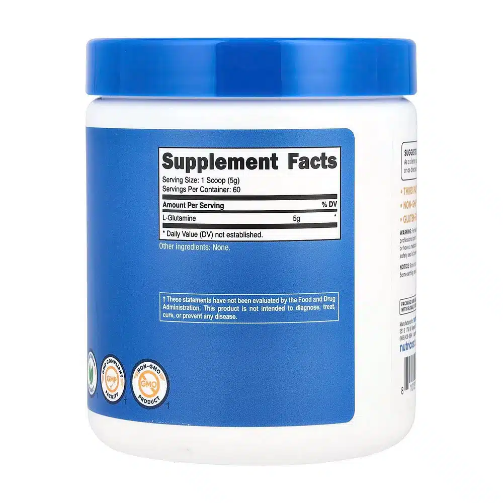 Nutricost - L-Glutaminepoeder (300 g) - Afbeelding 5
