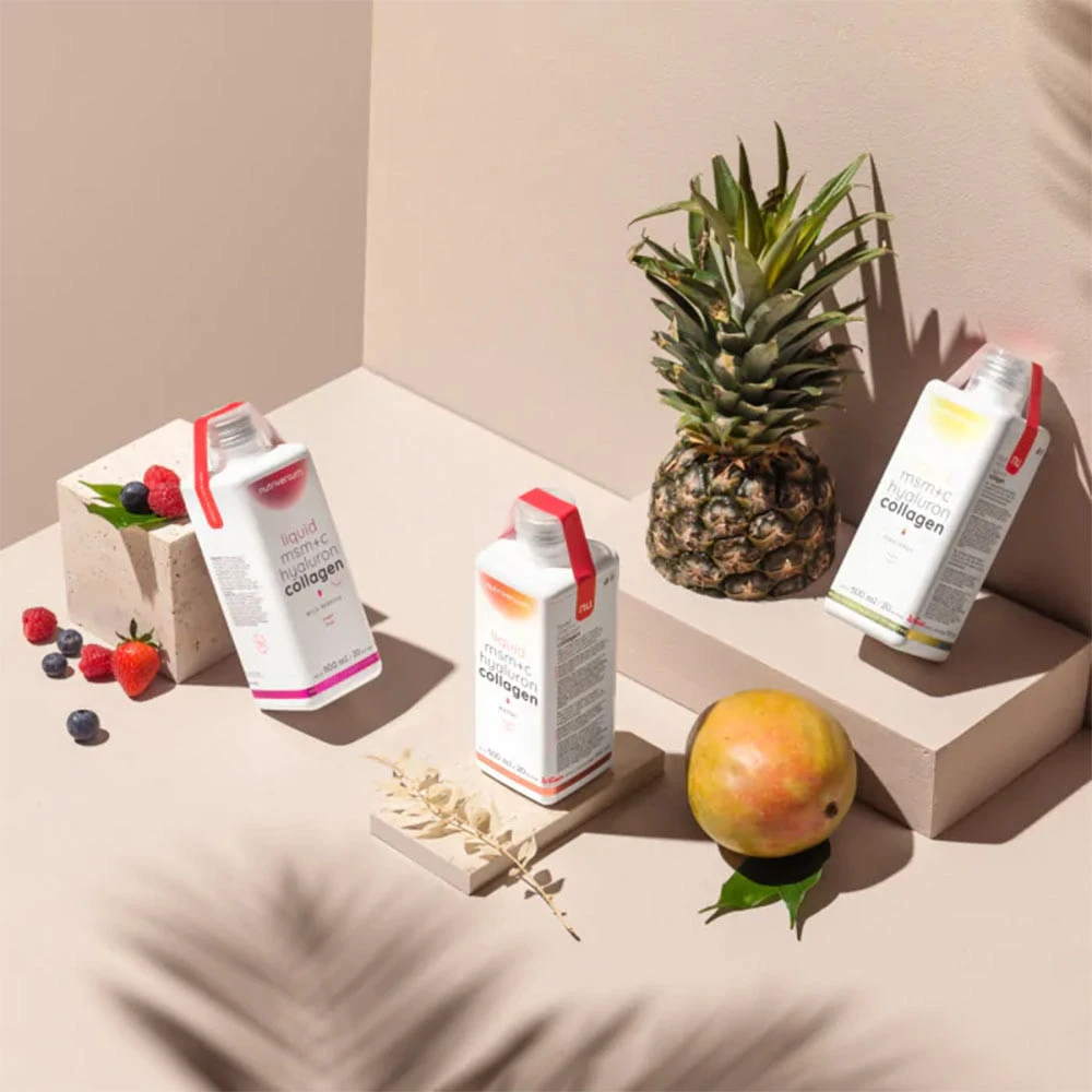 Nutriversum - Vloeibare MSM+C met Hyaluron en Collageen (500 ml, Ananas) - Afbeelding 4