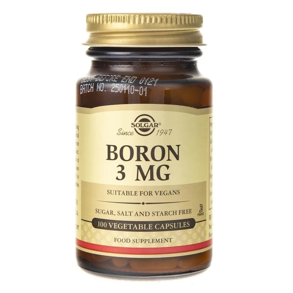 SOLGAR Boron 3 mg (100 caps)