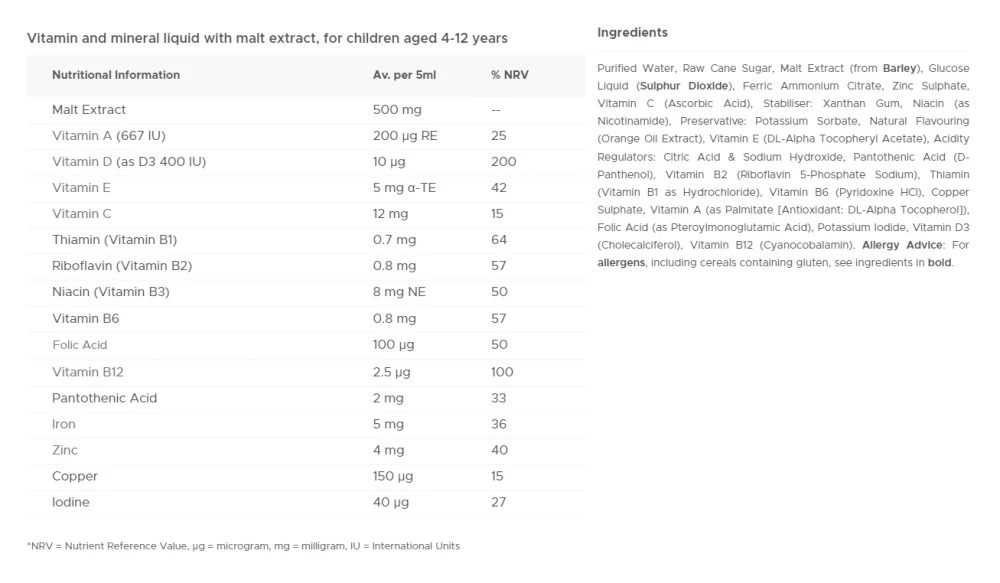 Vitabiotics Wellkid Multi-vitamin Liquid (150 ml