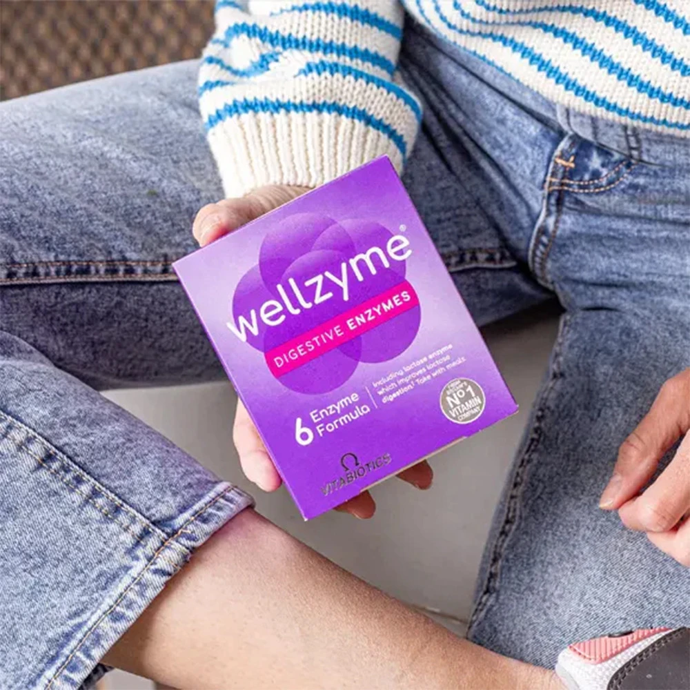 Vitabiotics - Wellzyme Spijsverteringsenzymen (60 capsules) - Afbeelding 2